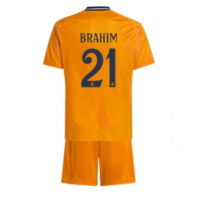 Real Madrid Brahim Diaz #21 Auswärtstrikot 2024-25 Kurzarm (+ kurze hosen)